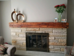 Mantle and Fireplace Custom Construction