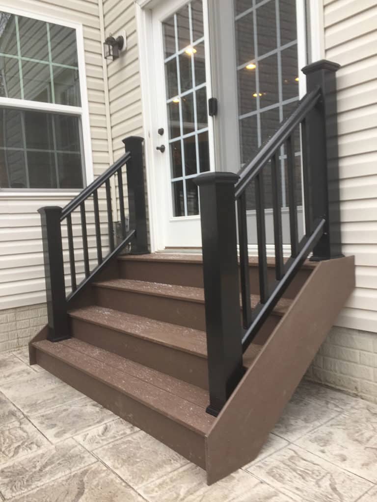 Cleveland, OH patio backyard step construction