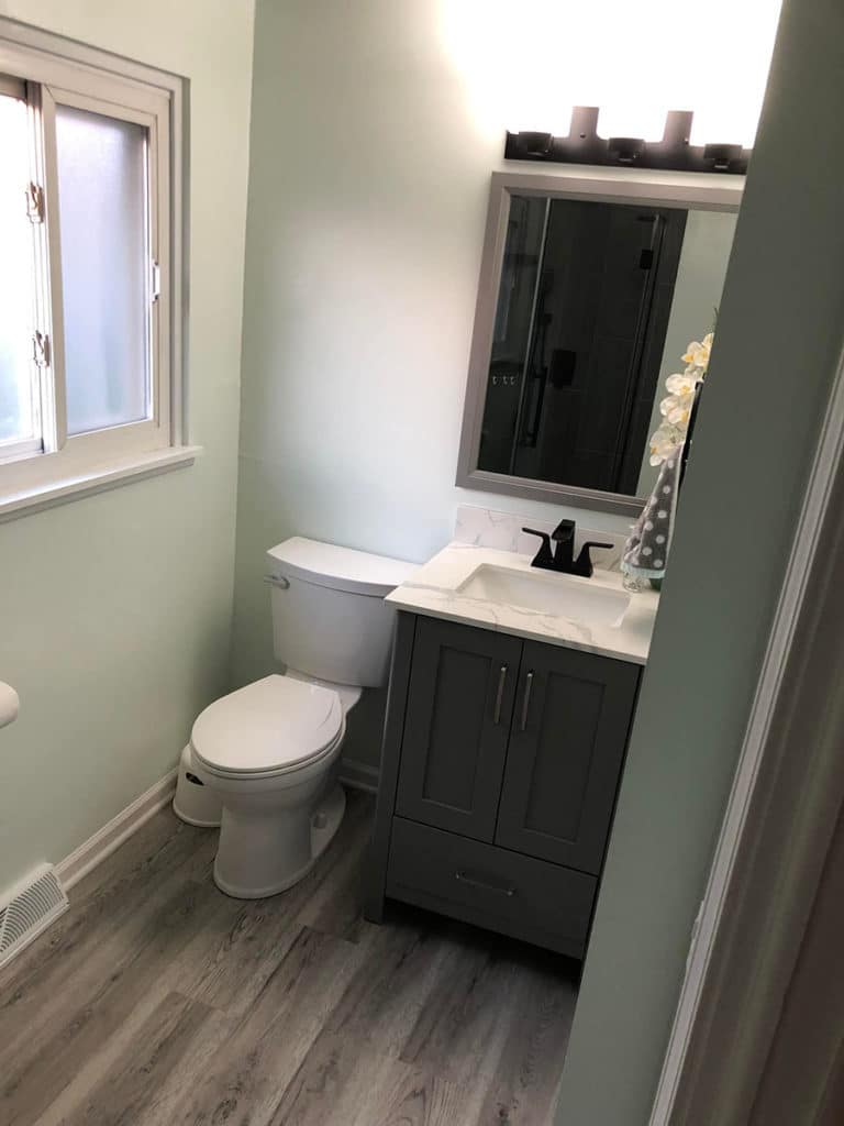 Cleveland, OH new bathroom installation