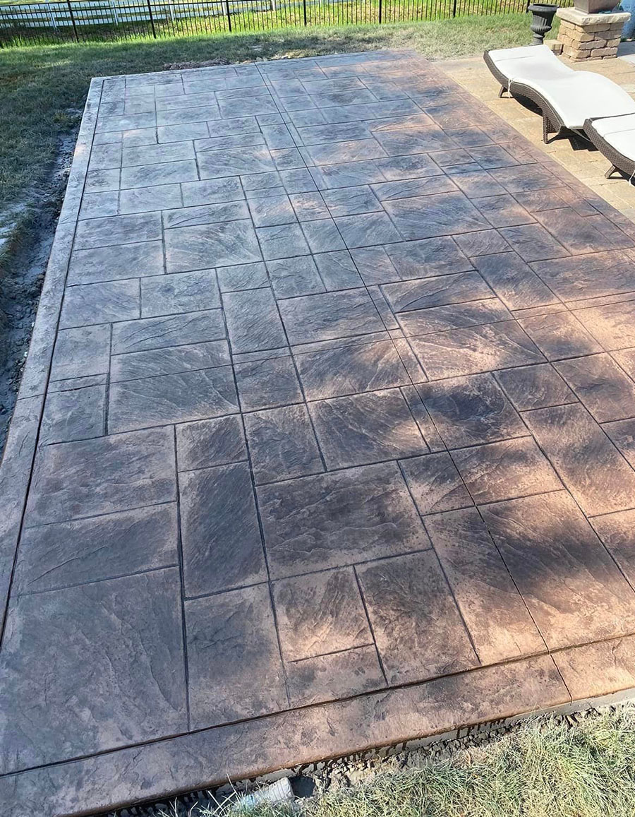 Cleveland, OH stamped concrete contractor