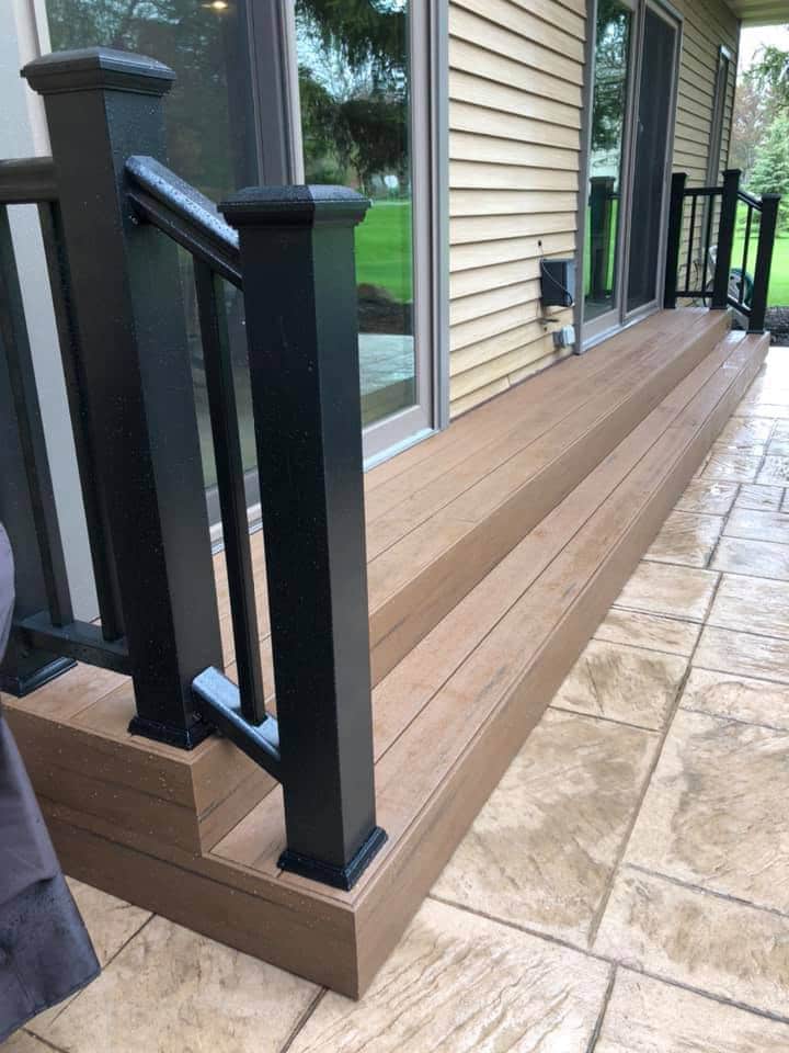 Cleveland, OH custom patio steps