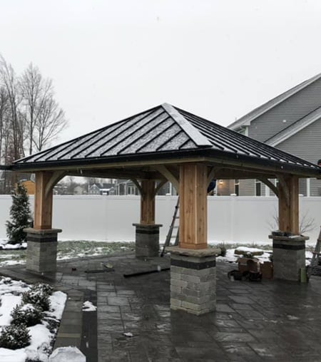 Professional Pavilion and Patio Roof Construction in Cleveland, Ohio